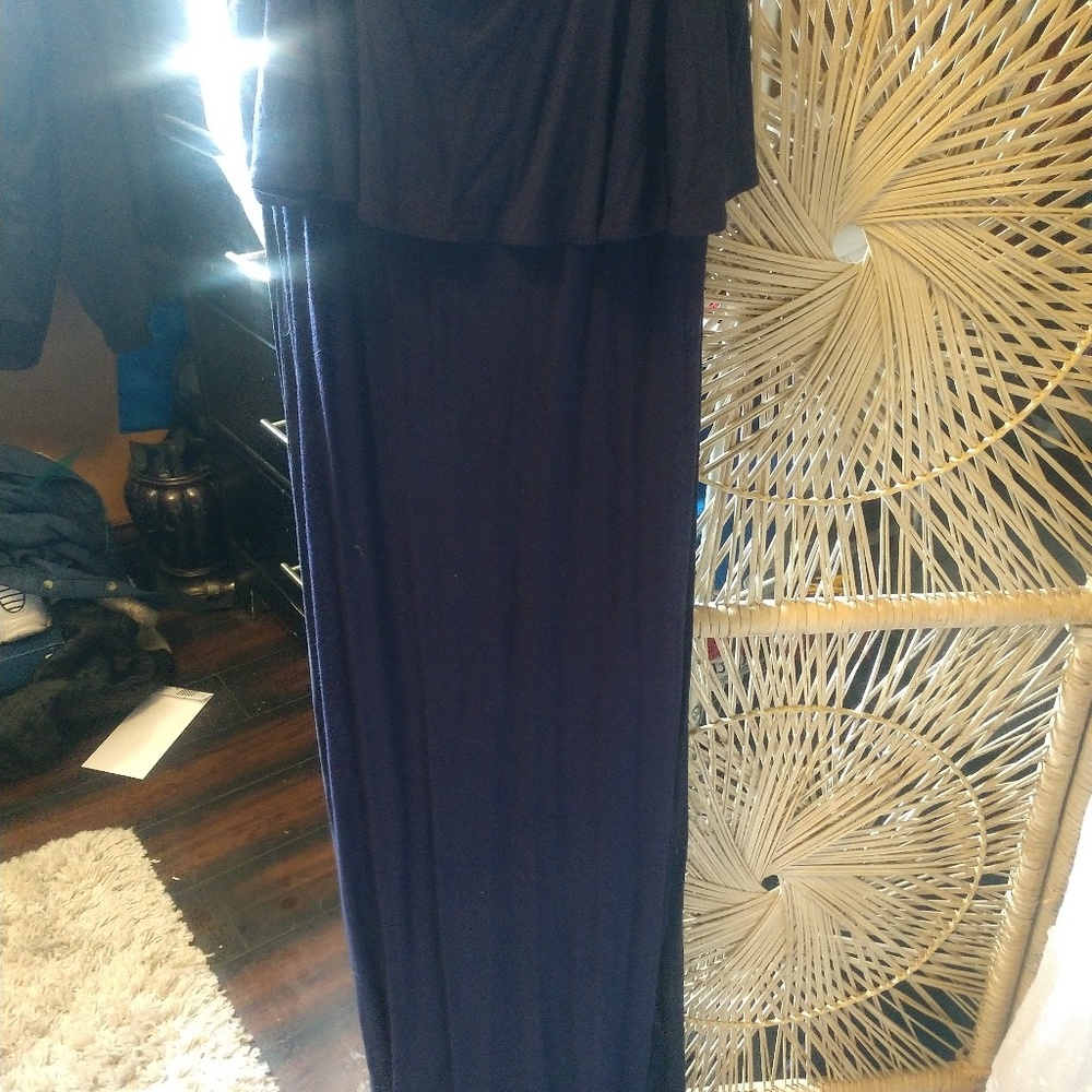 Blue maxi dress